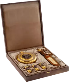 Набор охотничий "На привале" на 3 персоны, Златоуст